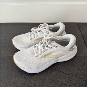 Brooks Glycerin White Running Shoes